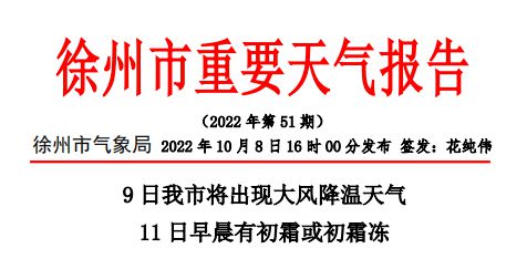 徐州市市氣象局最新新聞